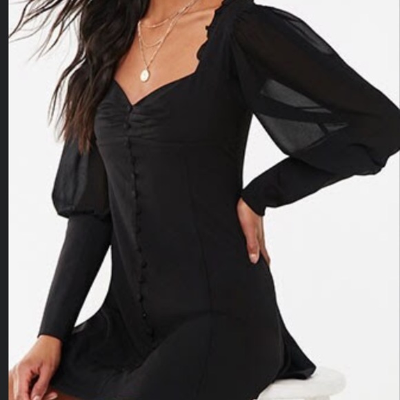 Forever 21 Black Dress - Picture 1 of 5